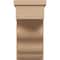 Ekena Millwork 8"W x 8"D x 16"H Wide Highland Rough Cedar Woodgrain TimberThane Corbel, Primed Tan CORUR08X08X16HLDRCPR - alternate 4